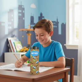 Personalized Construction Vehicles & Workers Thermosbeker