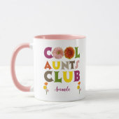 Personalized Cool Aunts Club Coffee Mok (Links)