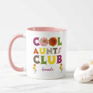 Personalized Cool Aunts Club Coffee Mok