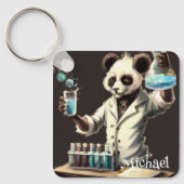 PERSONALIZED COOL PANDA DRANKJE MAKER SLEUTELHANGE SLEUTELHANGER (Voorkant)