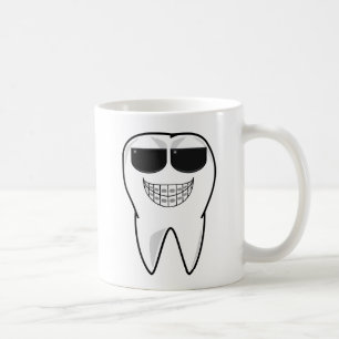 PERSONALIZED Cool Tooth met Braces Zonnebrillen Mo Koffiemok