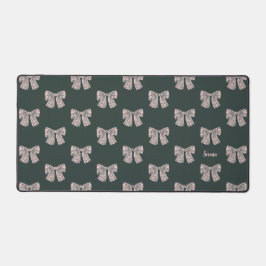 Personalized Coquette Bow Bureaumat