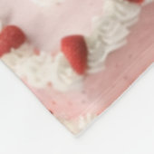 Personalized Coquette Teddy Bear Pink Aesthetic Fleece Deken (Hoek)