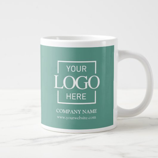 Personalized Corporate Company Logo Employee Gift Grote Koffiekop (Rechts)
