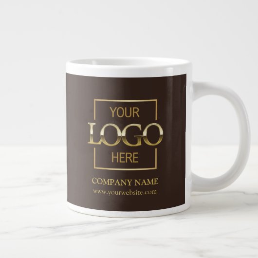 Personalized Corporate Company Logo Employee Gift Grote Koffiekop (Rechts)