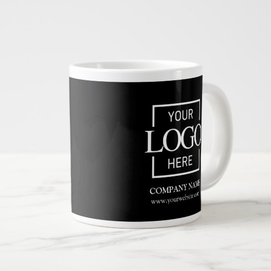 Personalized Corporate Company Logo Employee Gift Grote Koffiekop (Voorkant rechts)