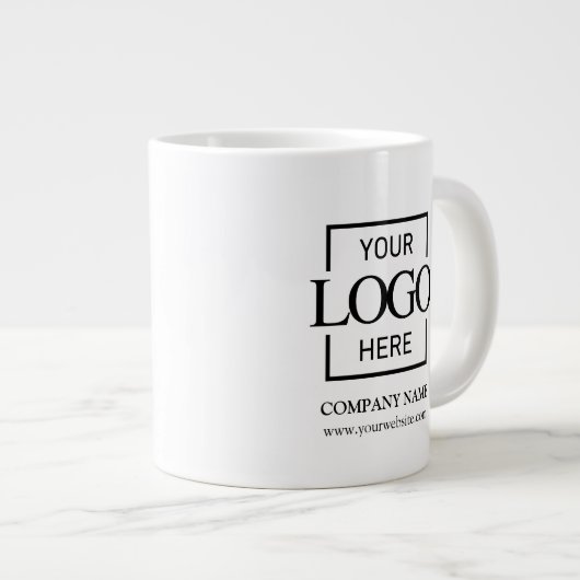 Personalized Corporate Company Logo Employee Gift Grote Koffiekop (Voorkant rechts)