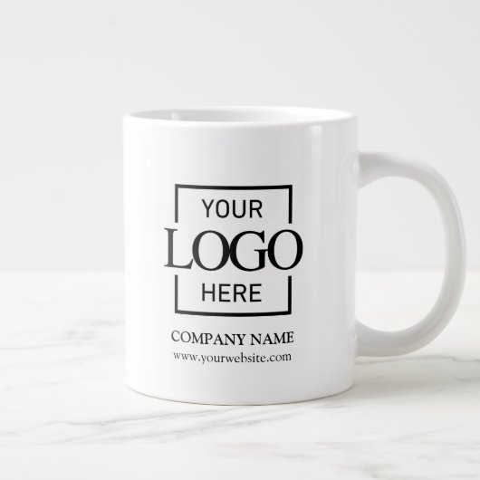Personalized Corporate Company Logo Employee Gift Grote Koffiekop (Rechts)