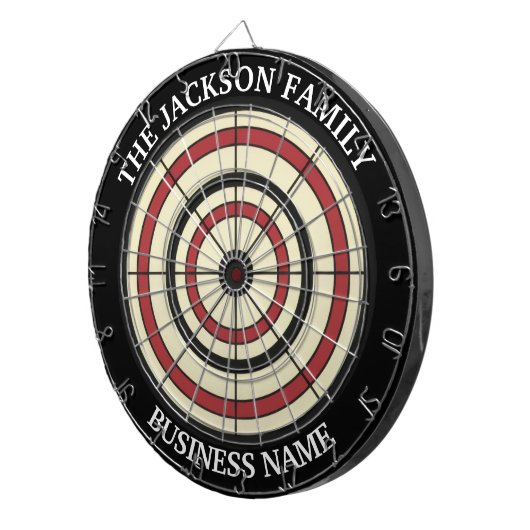 Personalized Corporate Dartboard Office Decor Dartbord (Voorkant Rechts)