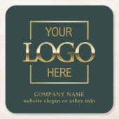 Personalized Corporate Logo Branded Promotional Kartonnen Onderzetters (Voorkant)