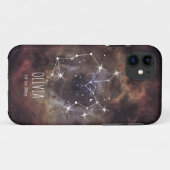 Personalized Cosmic Nebula Constellation Galaxy Case-Mate iPhone Case (Achterkant (horizontaal))