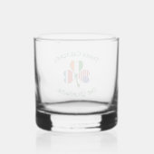 Personalized Costa Rican Irish American Shamrock Whisky Glas (Achterkant)