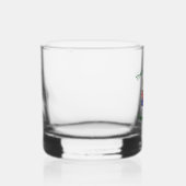 Personalized Costa Rican Irish American Shamrock Whisky Glas (Rechts)