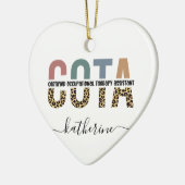 Personalized COTA Occupational Therapy Assistant Keramisch Ornament (Links)