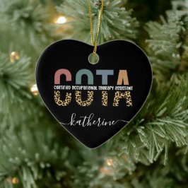 Personalized COTA Occupational Therapy Assistant Keramisch Ornament