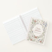 Personalized Cottage Garden Notebook Notitieboek (Binnen)