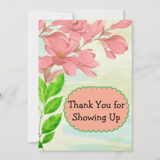 Personalized Counseling Appreciation Note – Custom Bedankkaart (Voorkant)