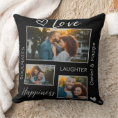 Personalized Couple Collage Throw Pillow Kussen (Deken)