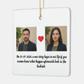 Personalized Couple & Family Ornament (Links)
