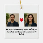 Personalized Couple & Family Ornament (Voorkant)