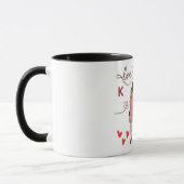 Personalized Couple Initials Mug with Special Date Mok (Links)