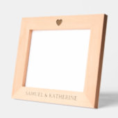 Personalized Couple Name Heart Wood Gegraveerde Lijstjes (Links)