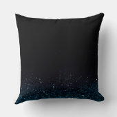 Personalized Couple Name Starry Night Glitter Kussen (Achterkant)