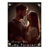 ✅Personalized Couple Photo |Custom Engagement Gift Perfect Poster (Voorkant)