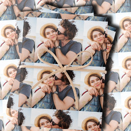 Personalized Couple Photo Inpakpapier Vel