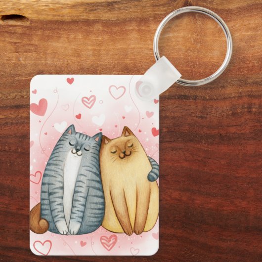 Personalized Couple Photo Love Memory Sleutelhanger (Achterkant)