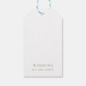 Personalized Couple Photo Wedding  Cadeaulabel (Achterkant)