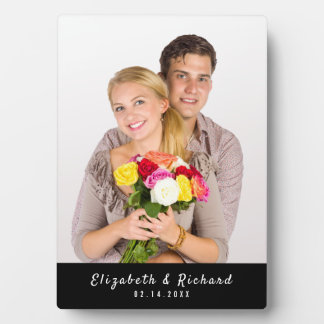 Personalized Couples Custom Photo Fotoplaat