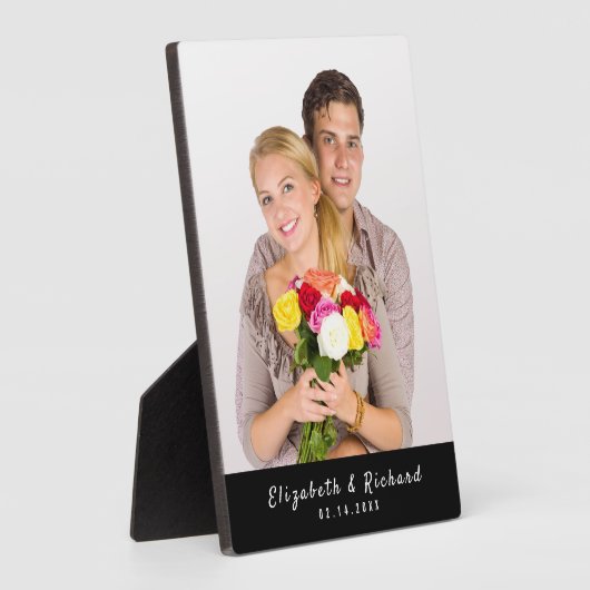 Personalized Couples Custom Photo Fotoplaat (Zijkant)