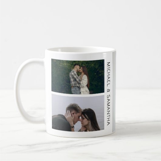 Personalized Couples Photo Gift Koffiemok (Links)