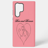 Personalized Couples Samsung & iPhone Case Galaxy Hoesje (Achterkant)