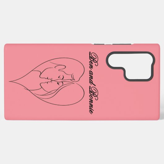 Personalized Couples Samsung & iPhone Case Galaxy Hoesje (Achterkant horizontaal)