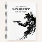 personalized cowboy notebook notitieboek (Voorkant)