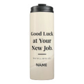Personalized Coworker Farewell Mug – Custom Gift Thermosbeker (Voorkant)