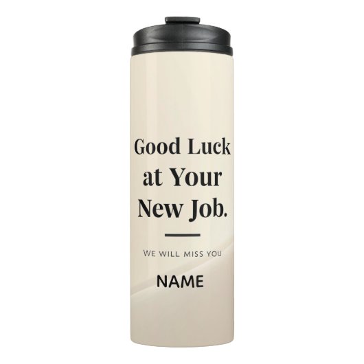 Personalized Coworker Farewell Mug – Custom Gift Thermosbeker (Voorkant)