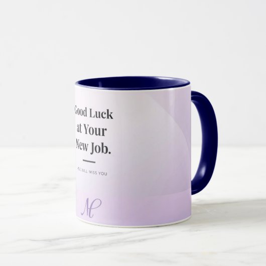 Personalized Coworker Farewell Mug – Custom Name Mok (Voorkant rechts)