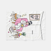 Personalized Cozy Daughter Gift Cute Self Care Fleece Deken (Voorkant (Horizontaal))