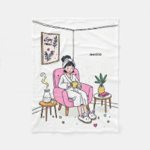 Personalized Cozy Daughter Gift Cute Self Care