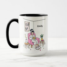 Personalized Cozy Mom Coffee Gift Cute Relaxing