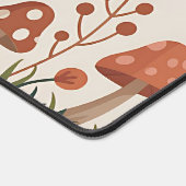 Personalized Cozy Woodland Mushrooms Bureaumat (Hoek)