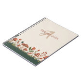 Personalized Cozy Woodland Mushrooms Notitieboek (Linkerzijde)
