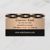 Personalized CPA Tax Preparer Business Card Visitekaartje (Achterkant)