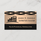 Personalized CPA Tax Preparer Business Card Visitekaartje (Voorkant)