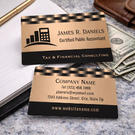 Personalized CPA Tax Preparer Business Card Visitekaartje