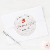 Personalized Cranberry Sauce Canning Stickers (Envelop)