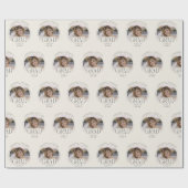 Personalized Cream Class of 2026 Photo Grad  Cadeaupapier (Vlak)